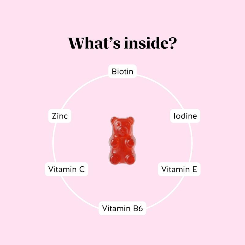 Biotin Gummies for Hair Growth, Skin & Nails