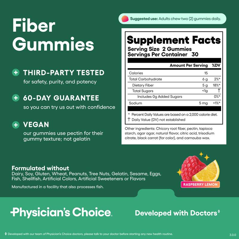 Fiber Gummies for Digestive Health